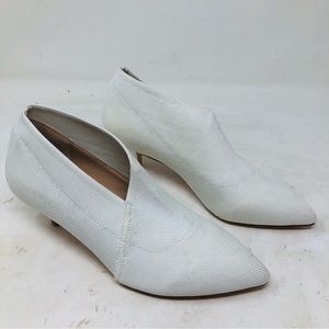 New P L V Fabric Heels Pumps